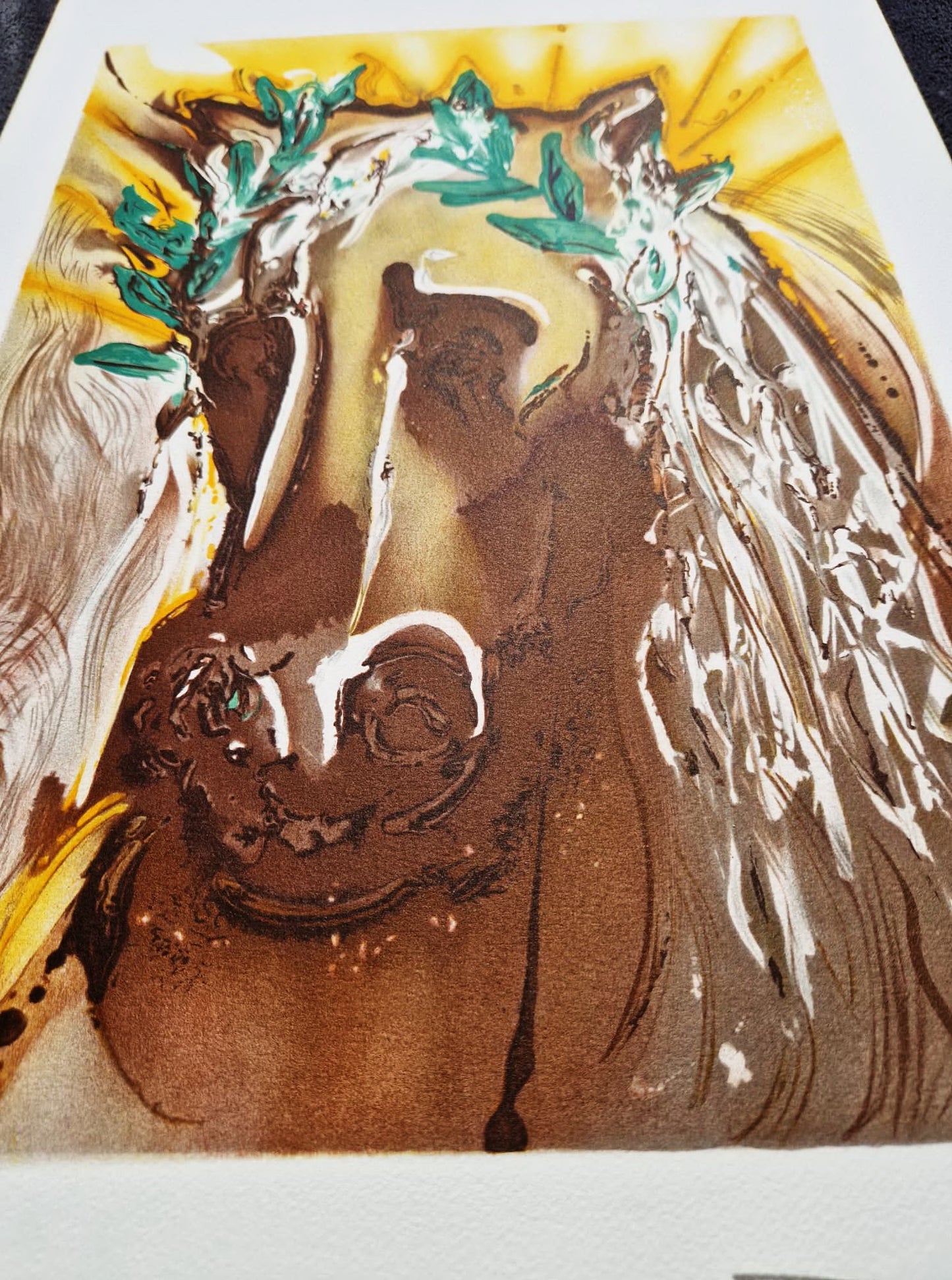 SALVADOR DALI - Le Cheval du Printemps (Certificate) (Unframed) Original lithograph by S.P.A.D.E.M (Israel)