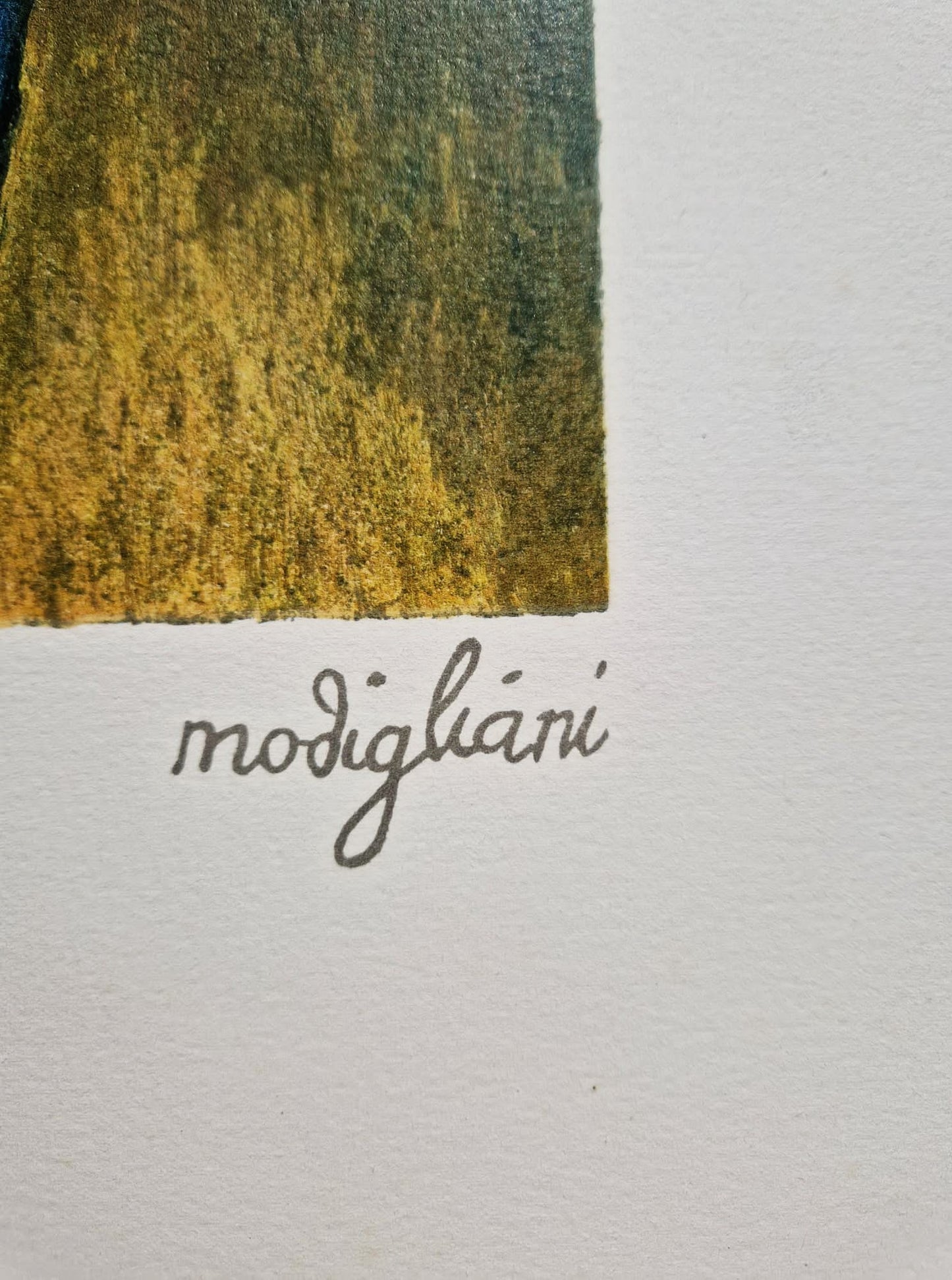 AMEDEO MODIGLIANI - Portrét Jeanne Hébuternovej (bez rámu), litografia
