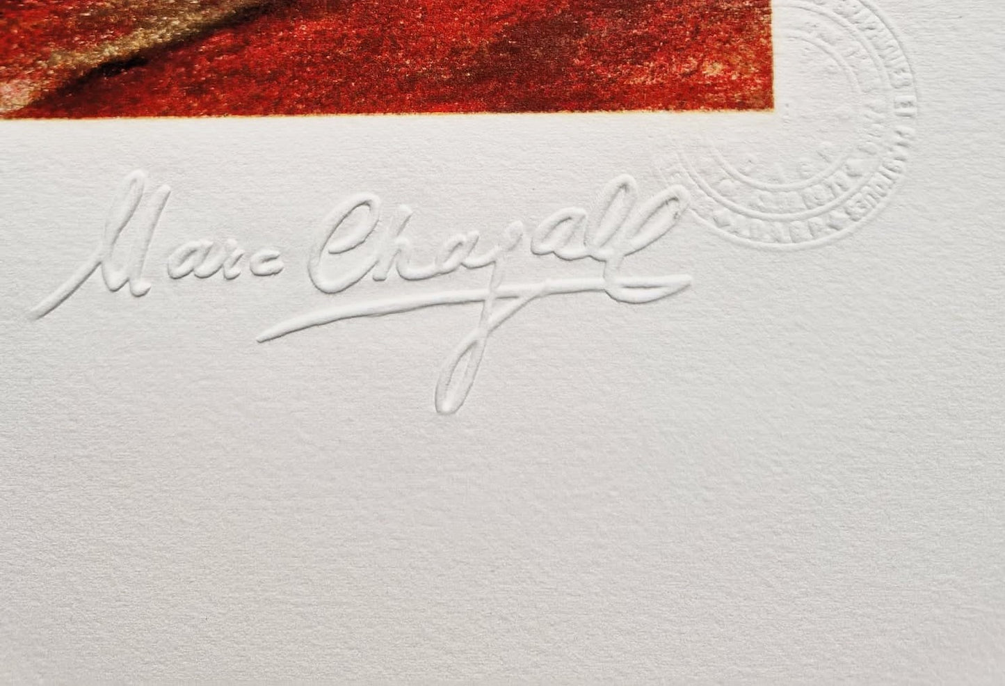 MARC CHAGALL – Nevesta a ženích Eiffelovej veže (bez rámu), (certifikát), litografia