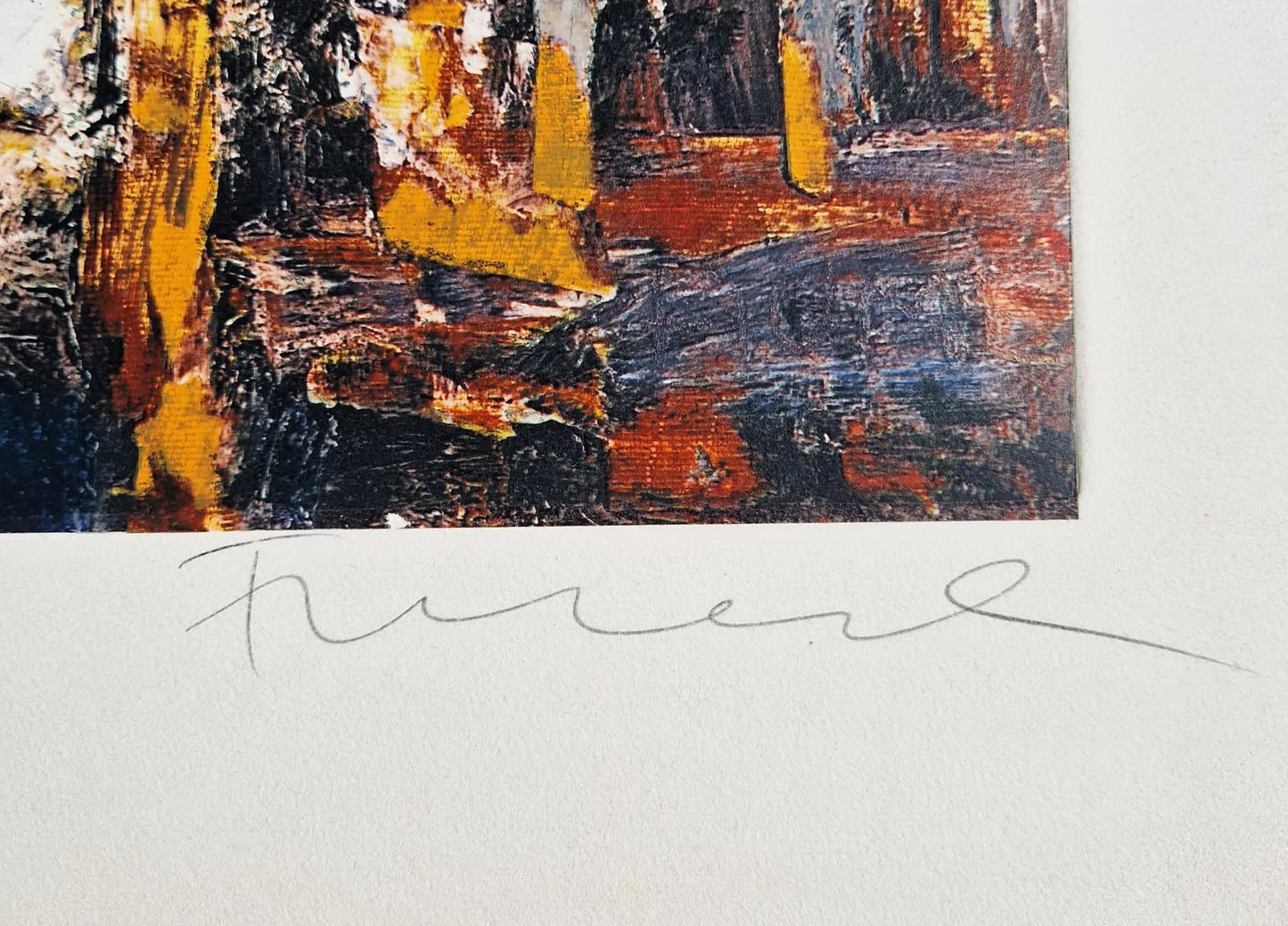 SALVATORE FIUME – Modella dalle calze rosse (Unframed), Lithograph