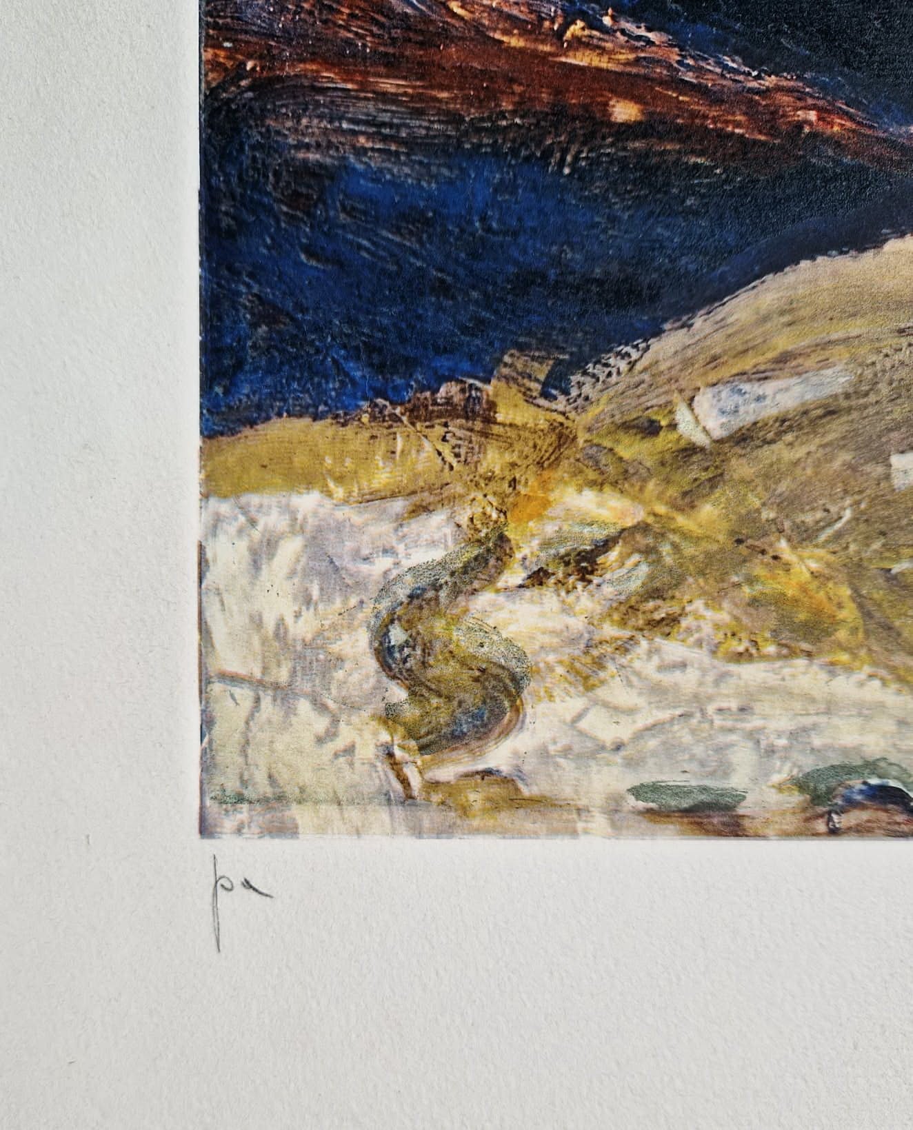 SALVATORE FIUME – Modella dalle calze rosse (Unframed), Lithograph