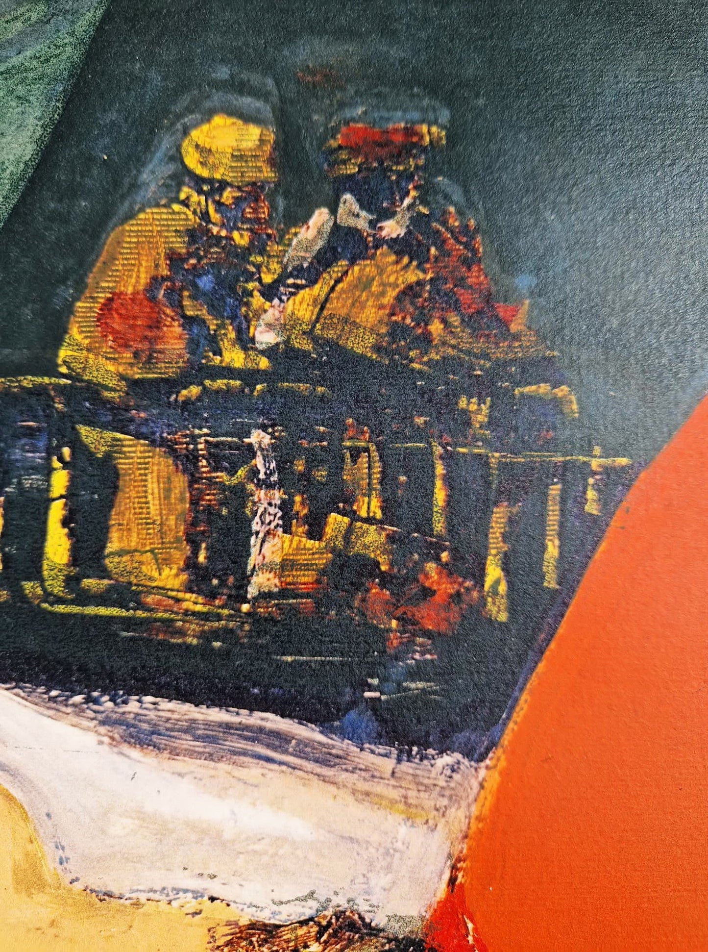 SALVATORE FIUME – Modella dalle calze rosse (Unframed), Lithograph