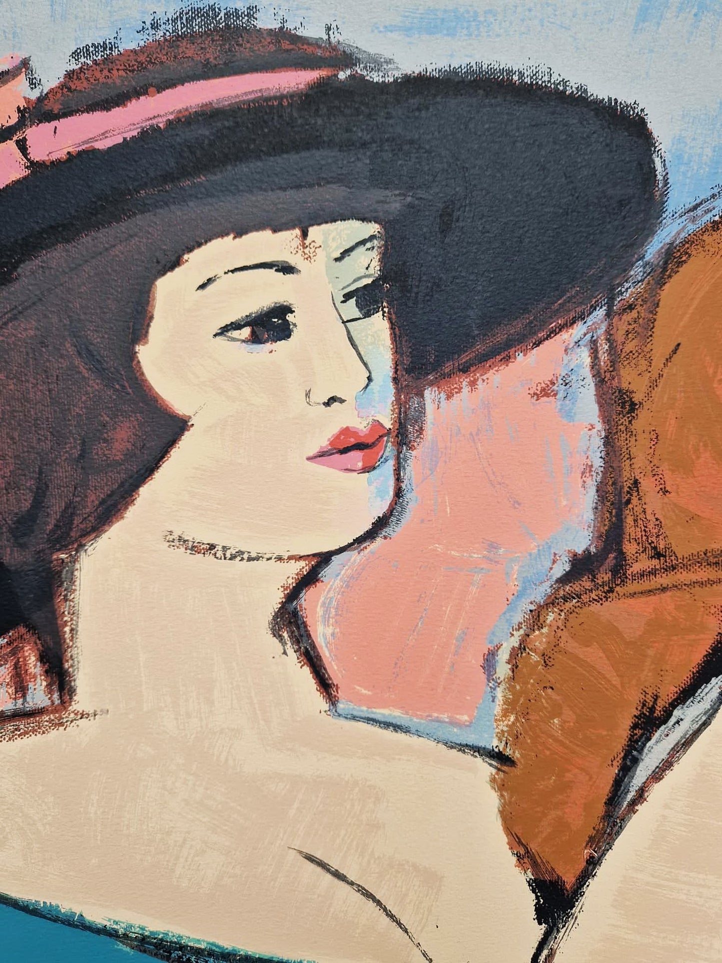 NORA KLEIN – V koktailovom bare (bez rámu), serigrafia