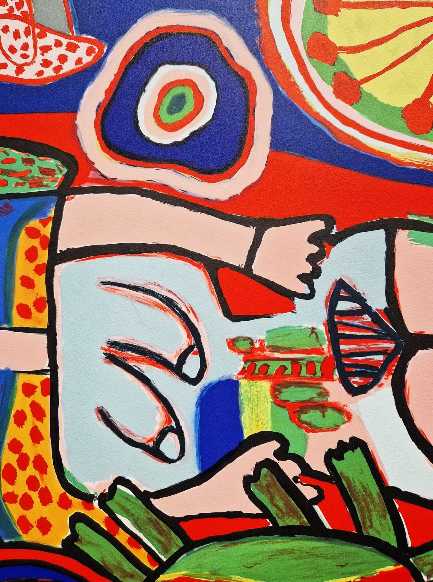GUILLAUME CORNEILLE - Au Coeur de L ete (Unframed), Lithograph
