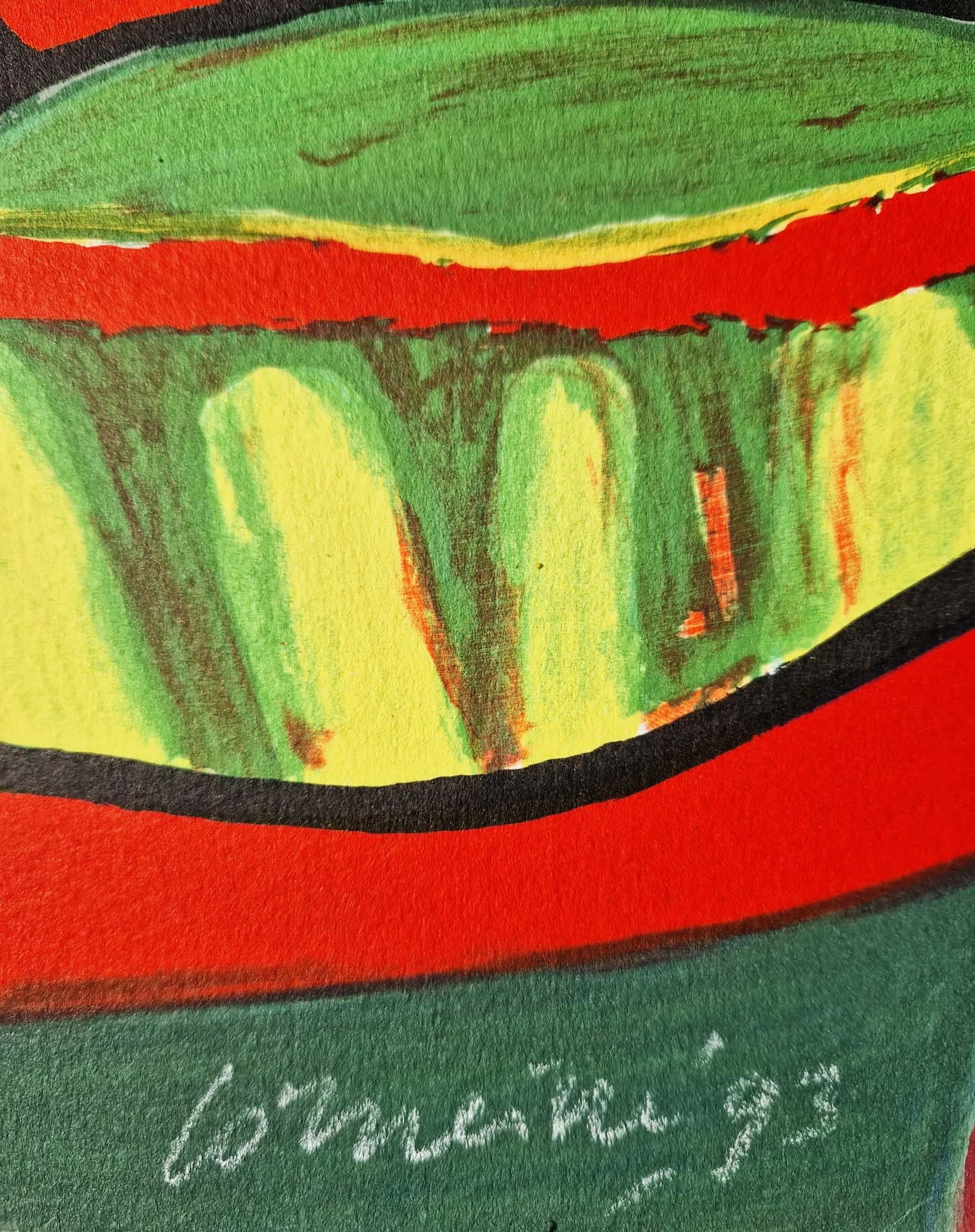 GUILLAUME CORNEILLE - Au Coeur de L ete (Unframed), Lithograph