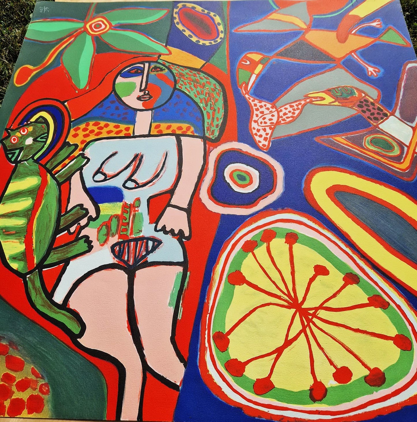 GUILLAUME CORNEILLE - Au Coeur de L ete (Unframed), Lithograph