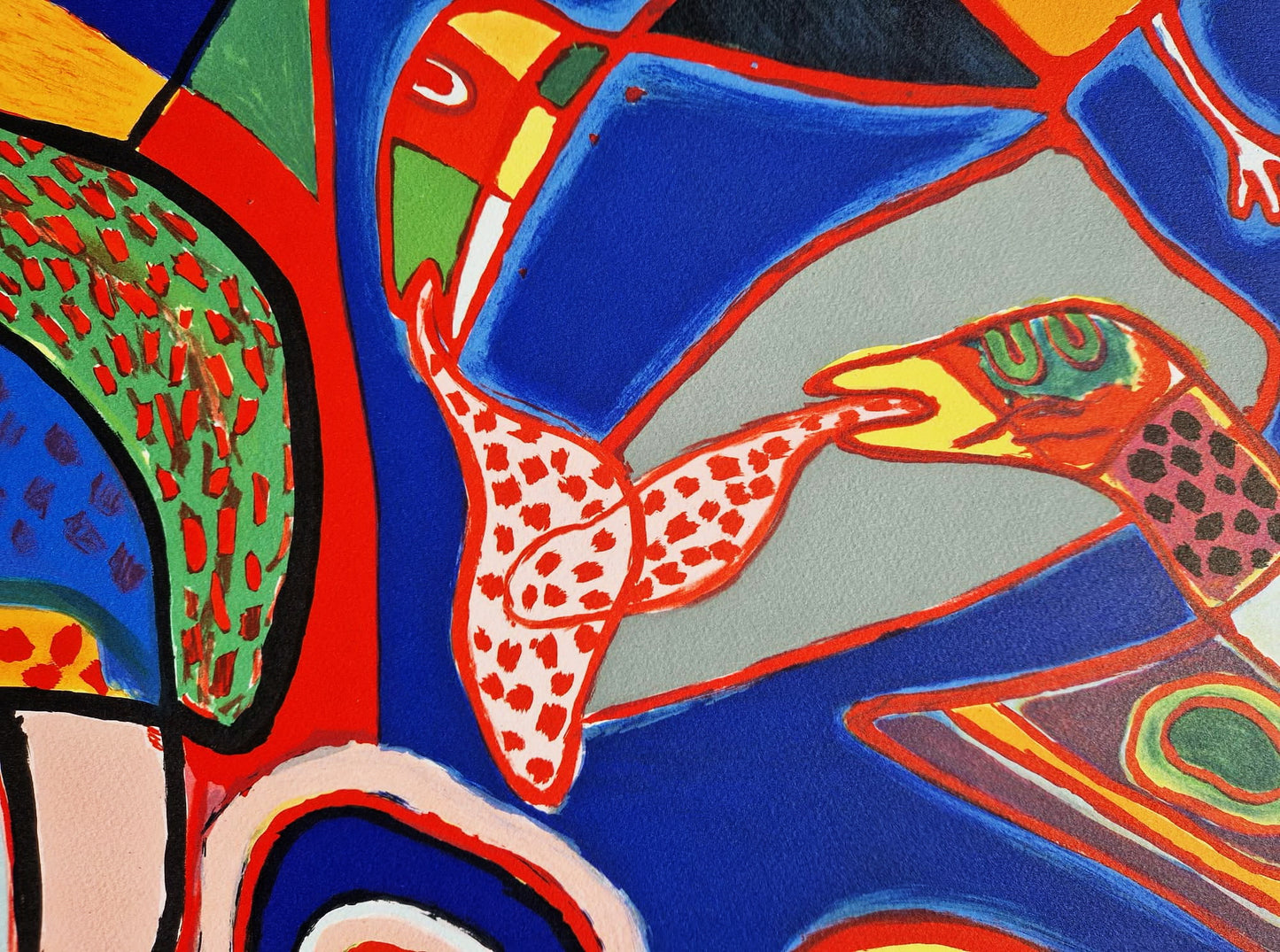 GUILLAUME CORNEILLE - Au Coeur de L ete (Unframed), Lithograph