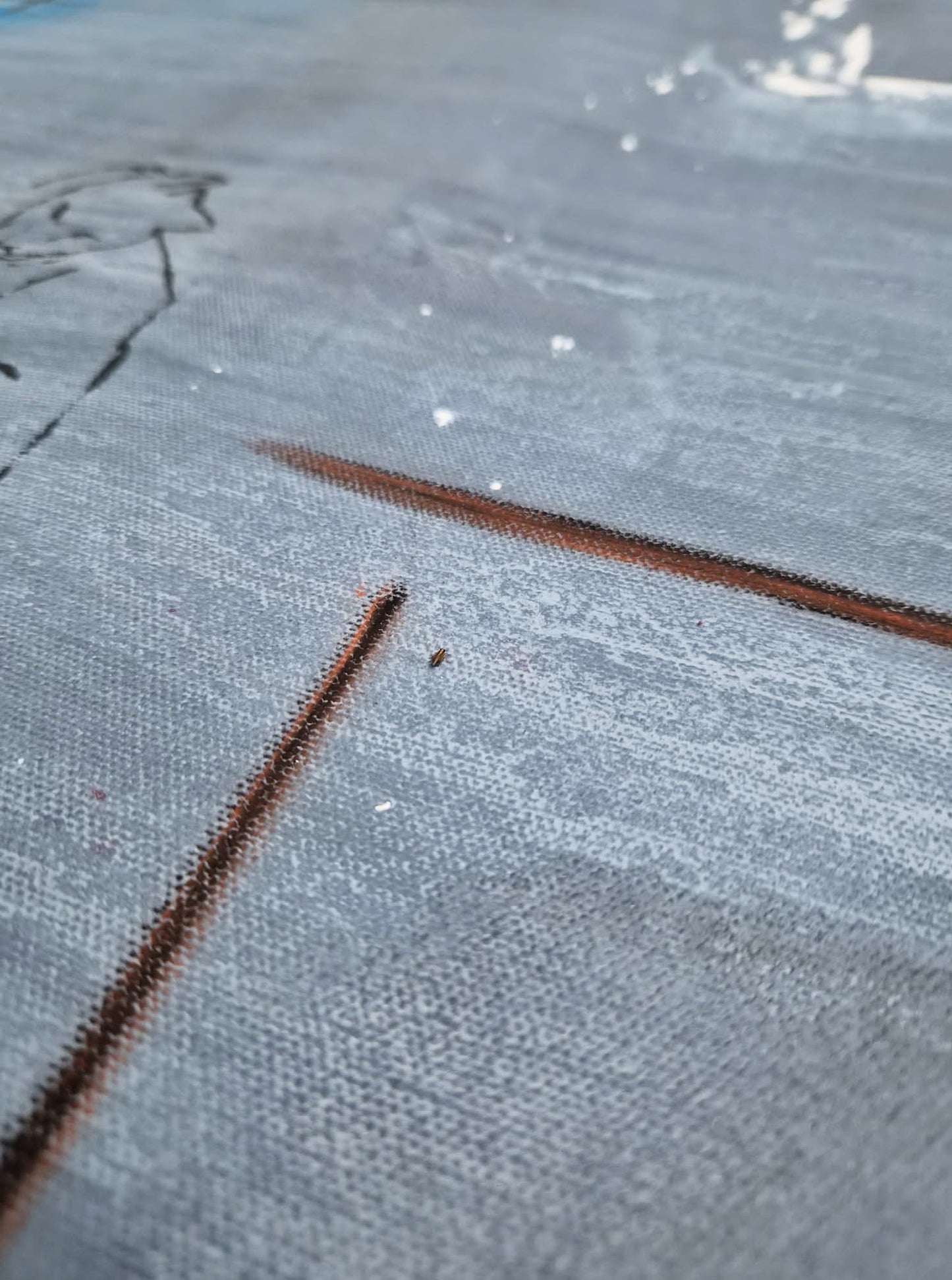 YOAV BRENER - Structural Pulse (UNIQUE - acrylic/oil painting) (Unframed)