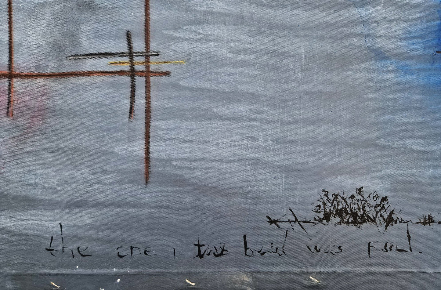 YOAV BRENER - Structural Pulse (UNIQUE - acrylic/oil painting) (Unframed)