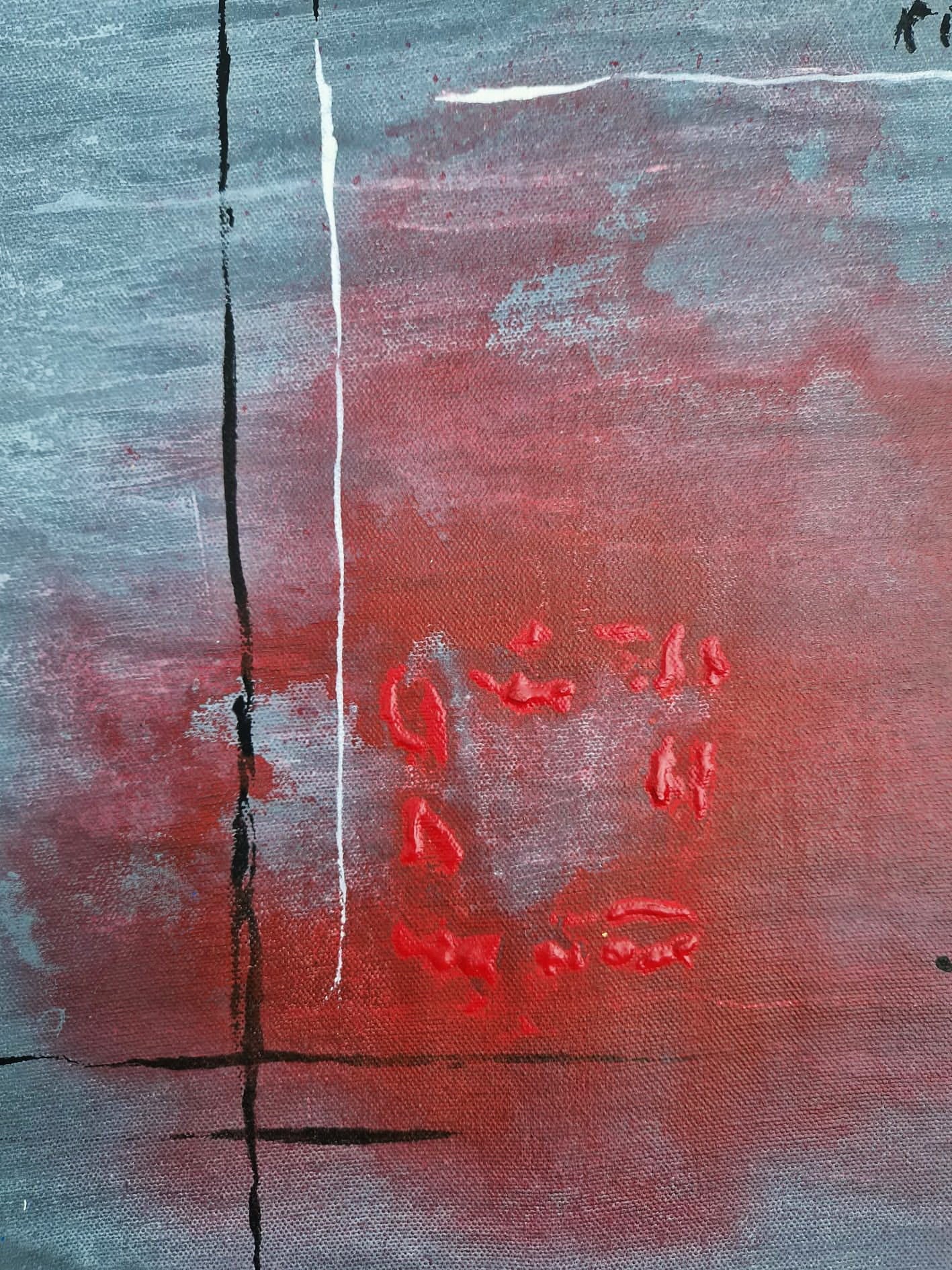 YOAV BRENER - Structural Pulse (UNIQUE - acrylic/oil painting) (Unframed)
