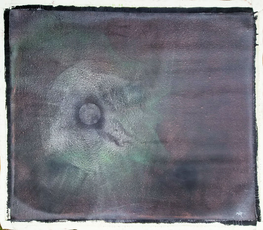 YOAV BRENER - Nocturnal Resonance (UNIQUE - acrylic/oil painting) (Unframed)