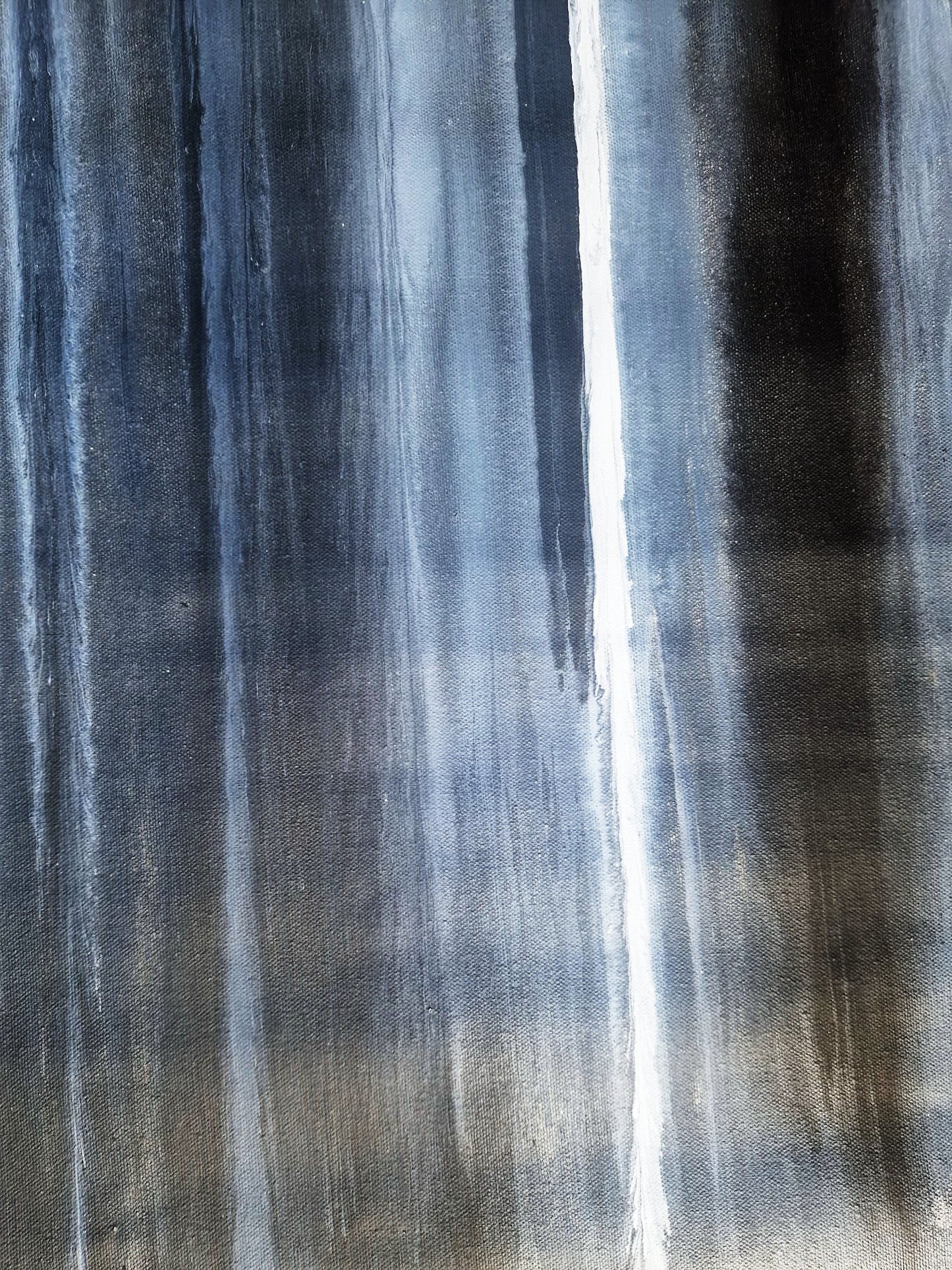 YOAV BRENER - Nocturnal Current (UNIQUE - acrylic/oil painting) (Unframed)