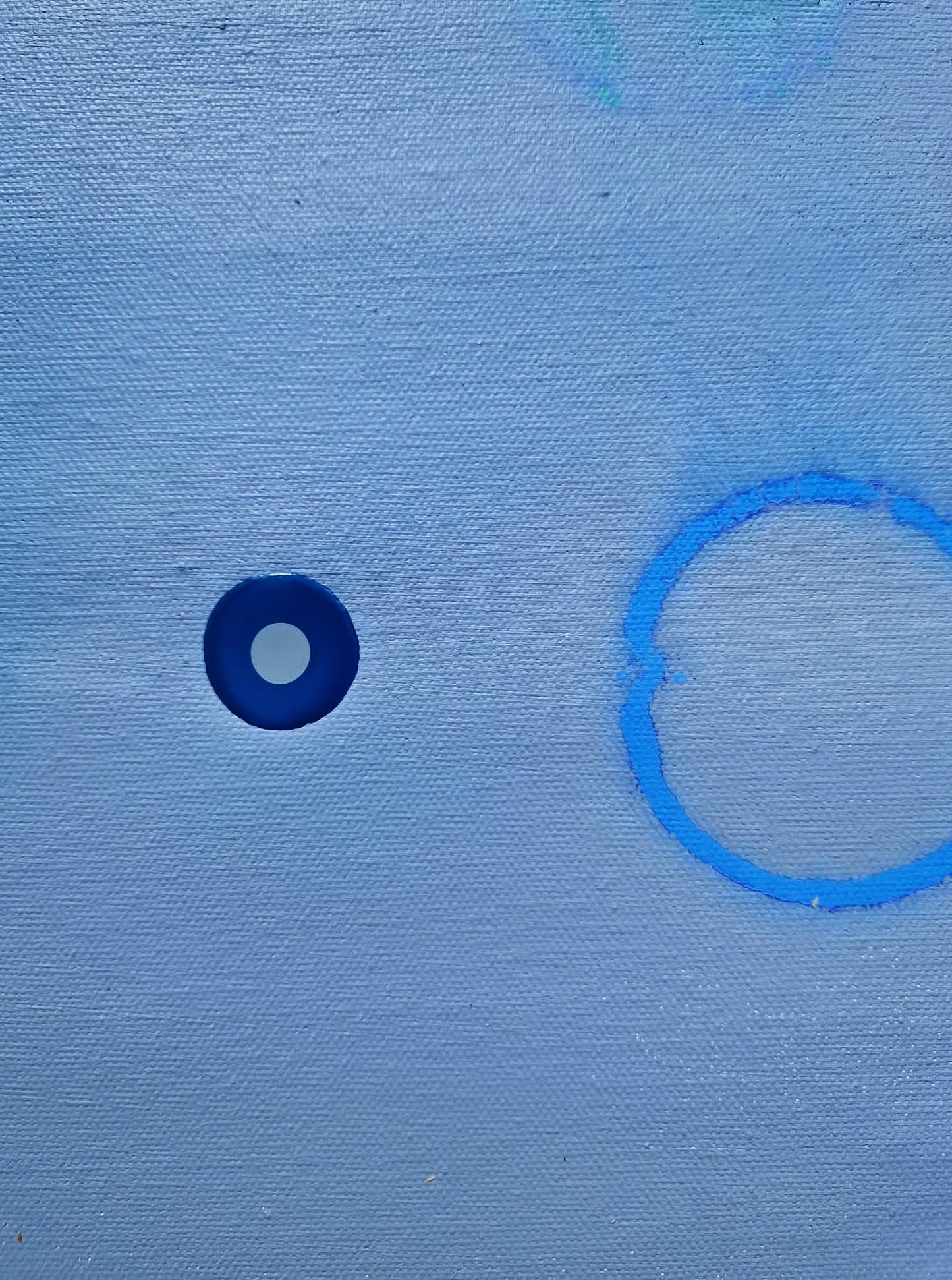 YOAV BRENER - Azure Synapse (UNIQUE - acrylic/oil painting) (Unframed)