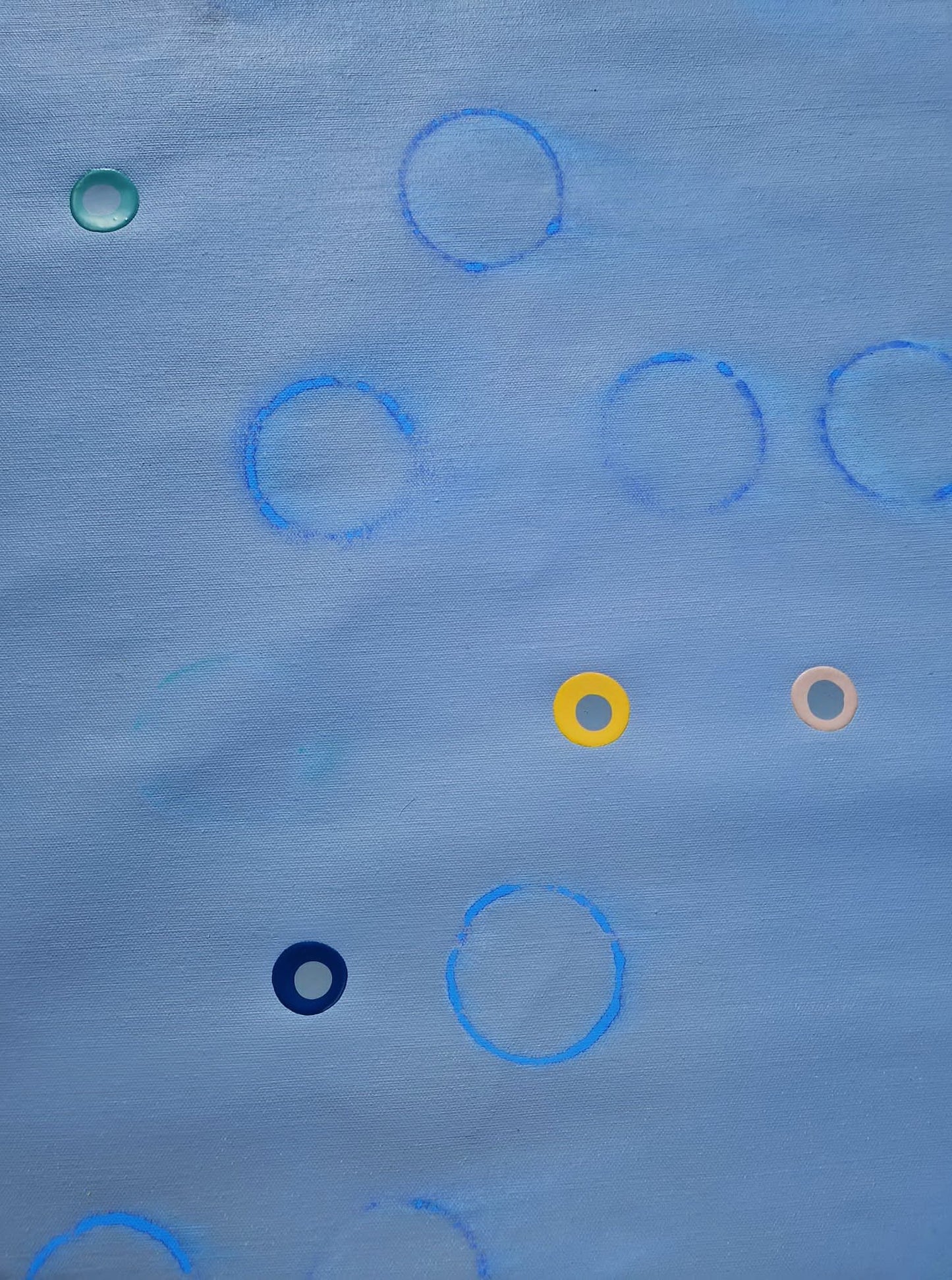 YOAV BRENER - Azure Synapse (UNIQUE - acrylic/oil painting) (Unframed)