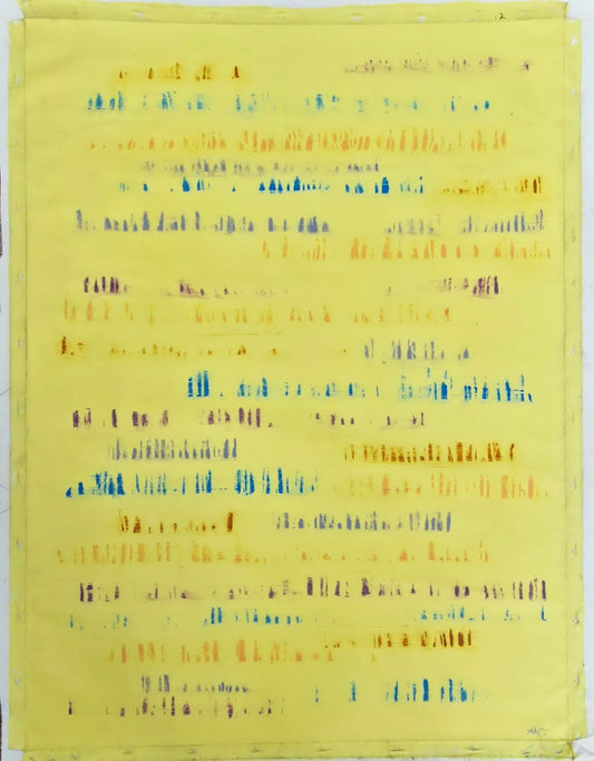 YOAV BRENER - The Genetic Manuscript (UNIQUE - acrylic/oil painting) (Unframed)