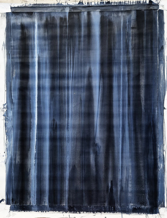 YOAV BRENER - Nocturnal Current (UNIQUE - acrylic/oil painting) (Unframed)