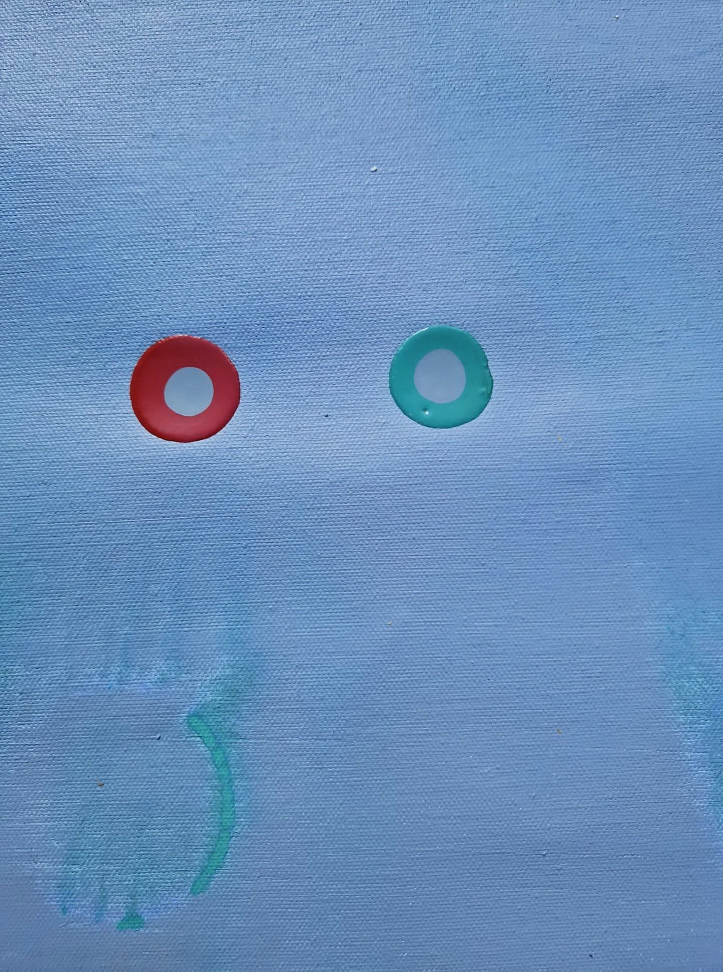 YOAV BRENER - Azure Synapse (UNIQUE - acrylic/oil painting) (Unframed)
