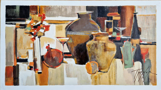 YURI TREMLER - Amphora (Still Life) (Unframed), Serigraph