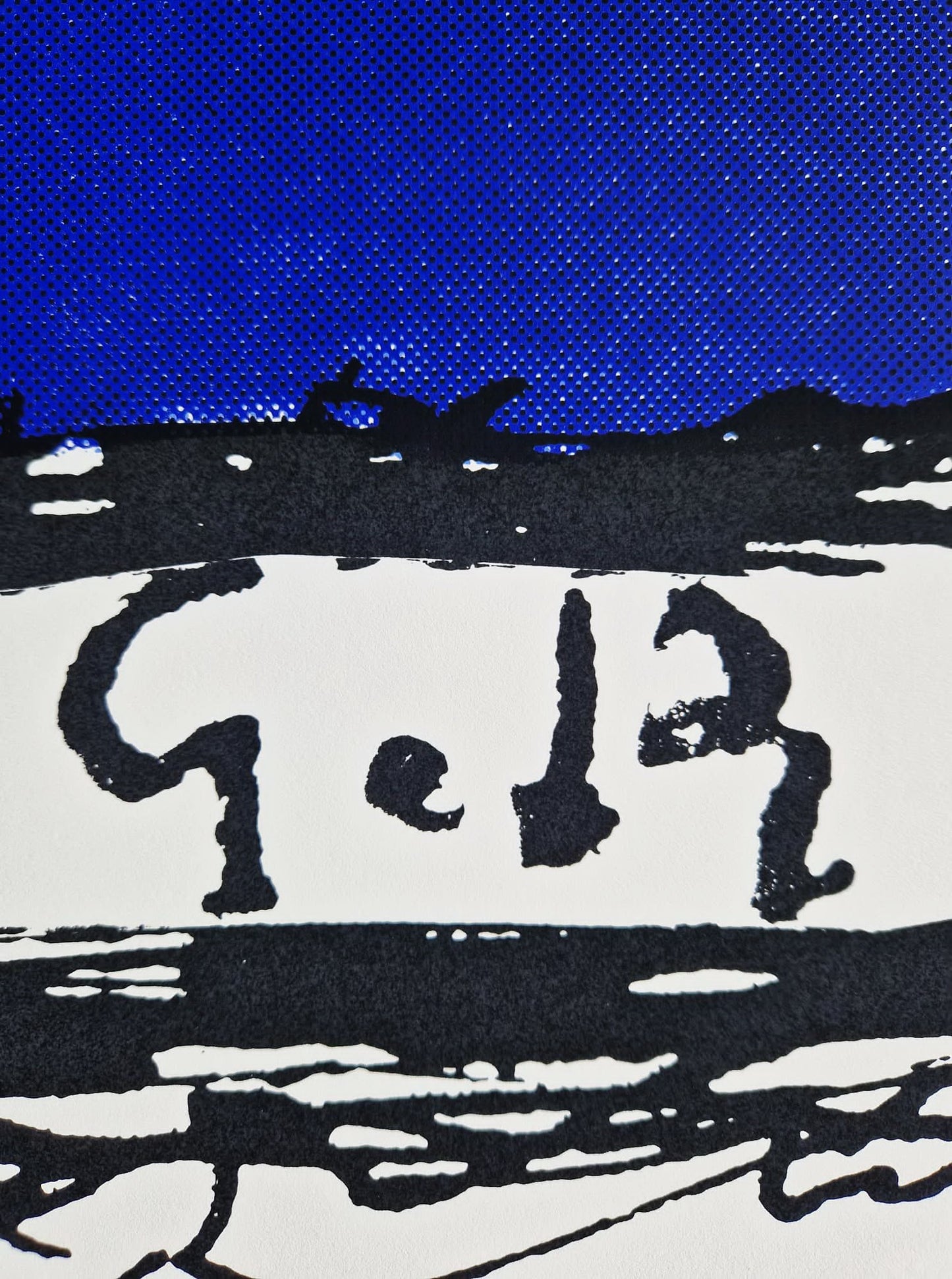 GEORGES BRAQUE - White bird on Blue (Unframed) Serigraph