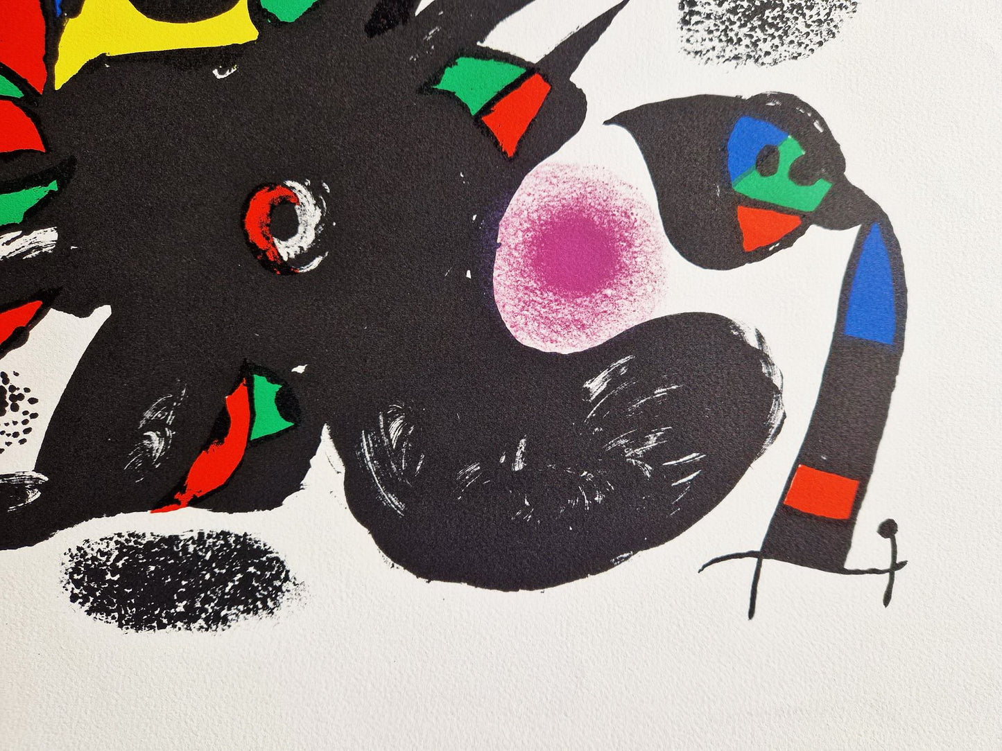 JOAN MIRO - Socha II (ZĽAVA!) (Bez rámu) Litografia