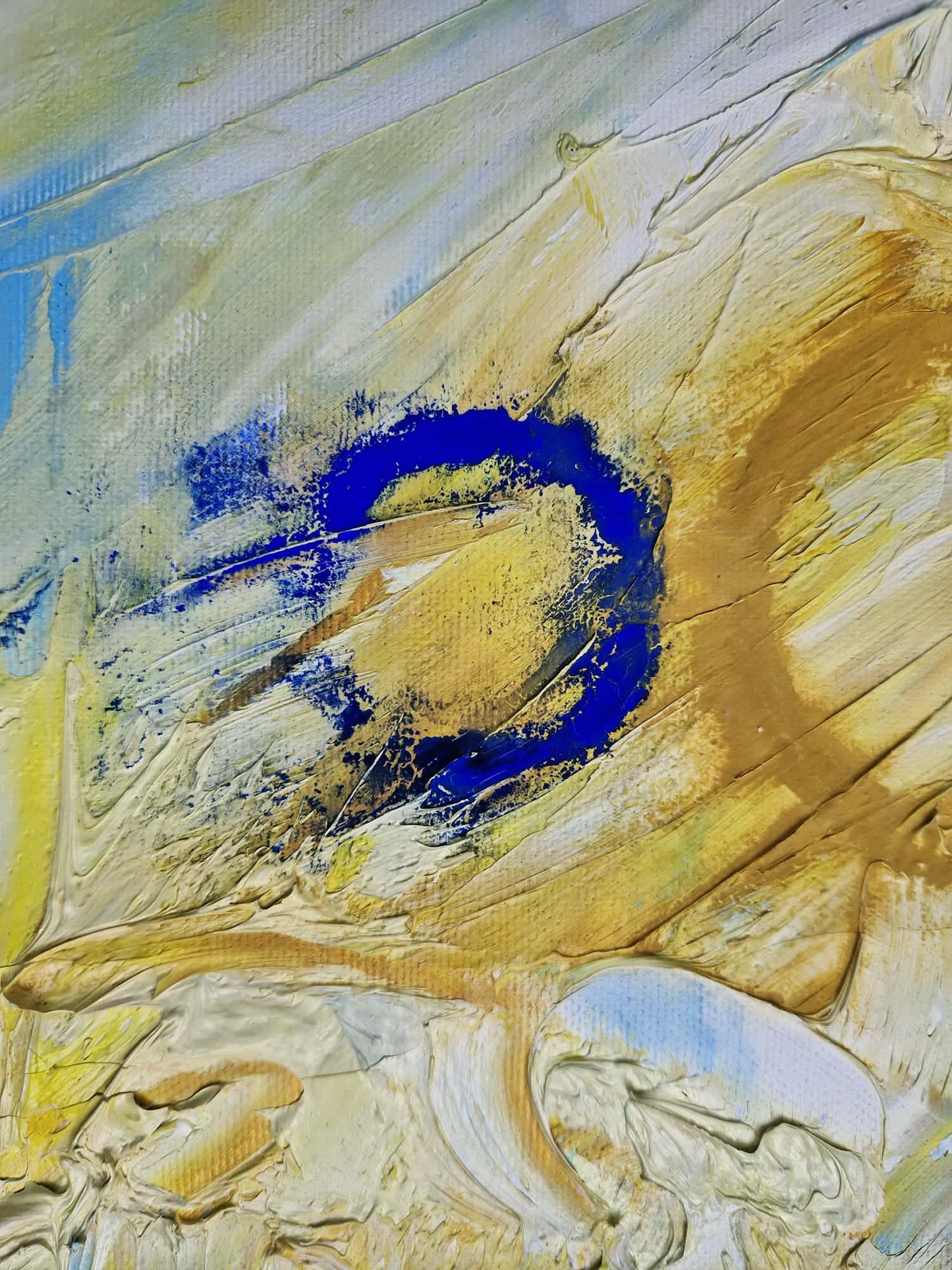 YOAV BRENER - Solar Rhythms (UNIQUE - acrylic/oil painting) (Unframed)