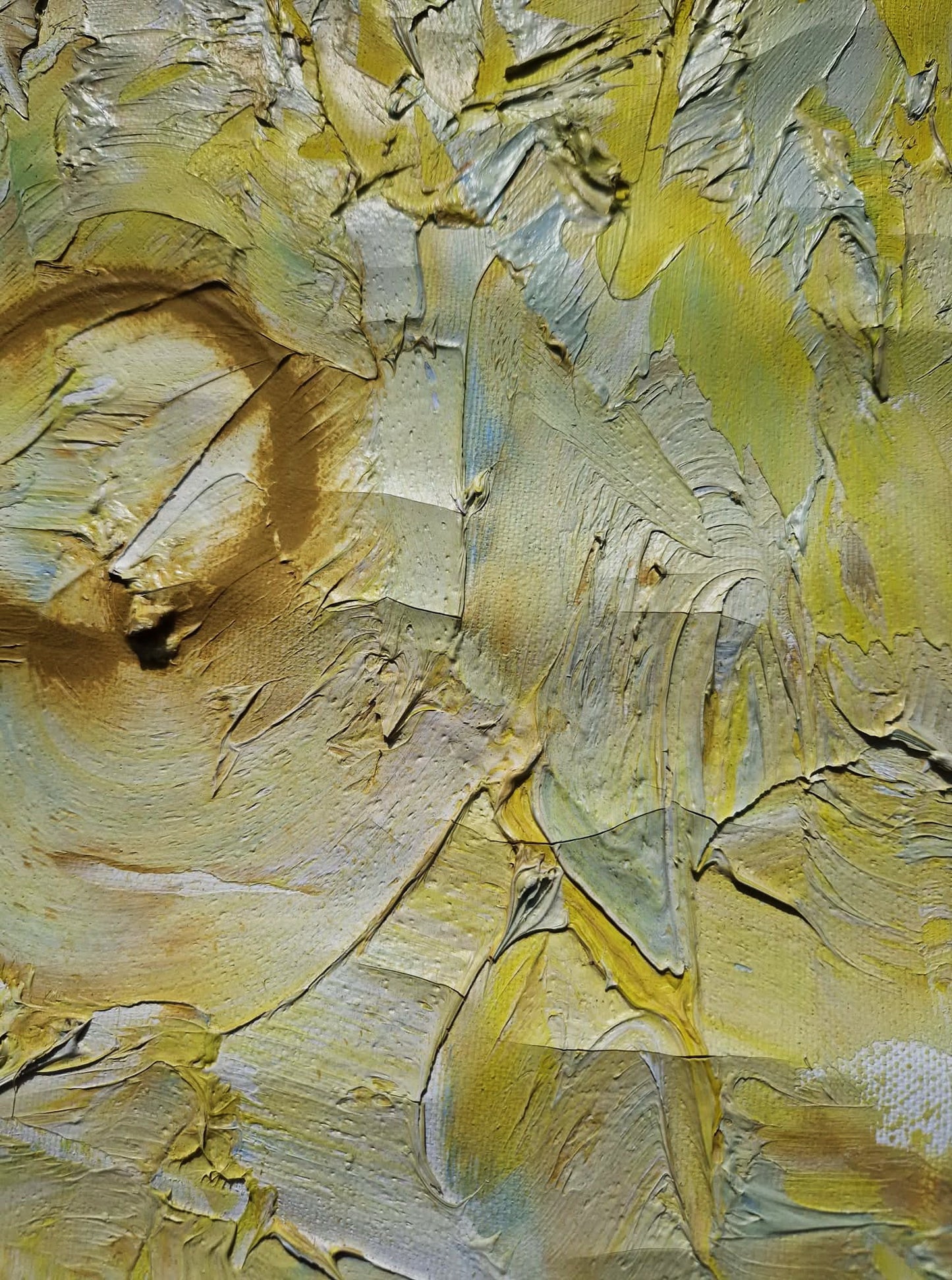 YOAV BRENER - Solar Rhythms (UNIQUE - acrylic/oil painting) (Unframed)