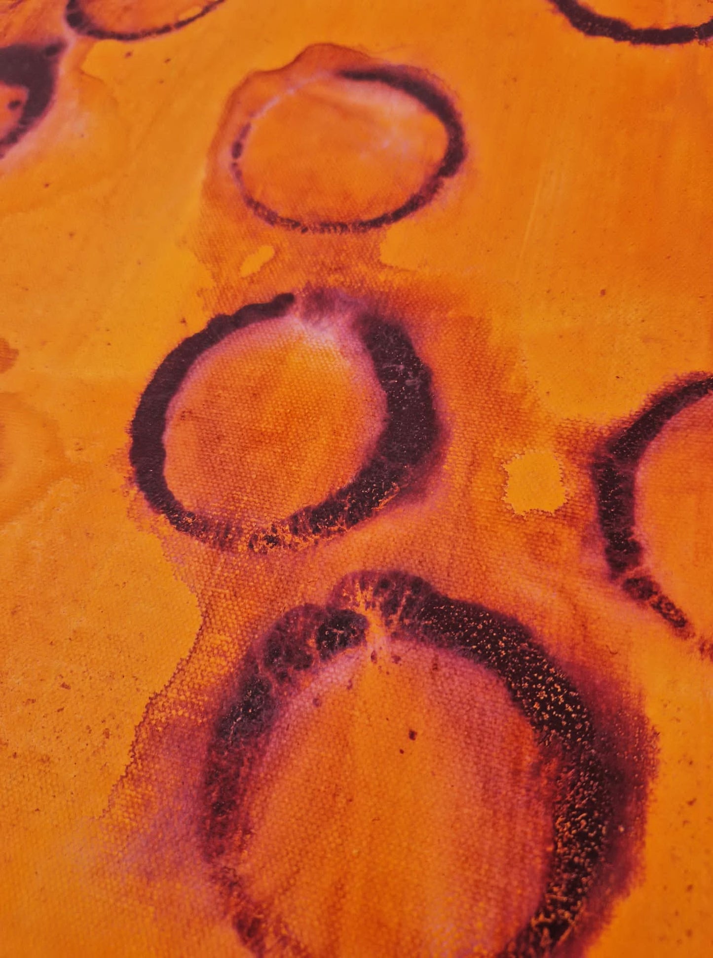 YOAV BRENER - Amber Resonance (UNIQUE - acrylic/oil painting) (Unframed)