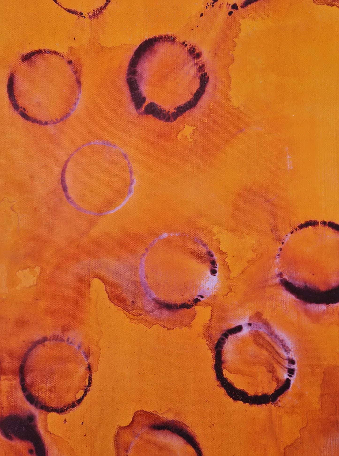 YOAV BRENER - Amber Resonance (UNIQUE - acrylic/oil painting) (Unframed)