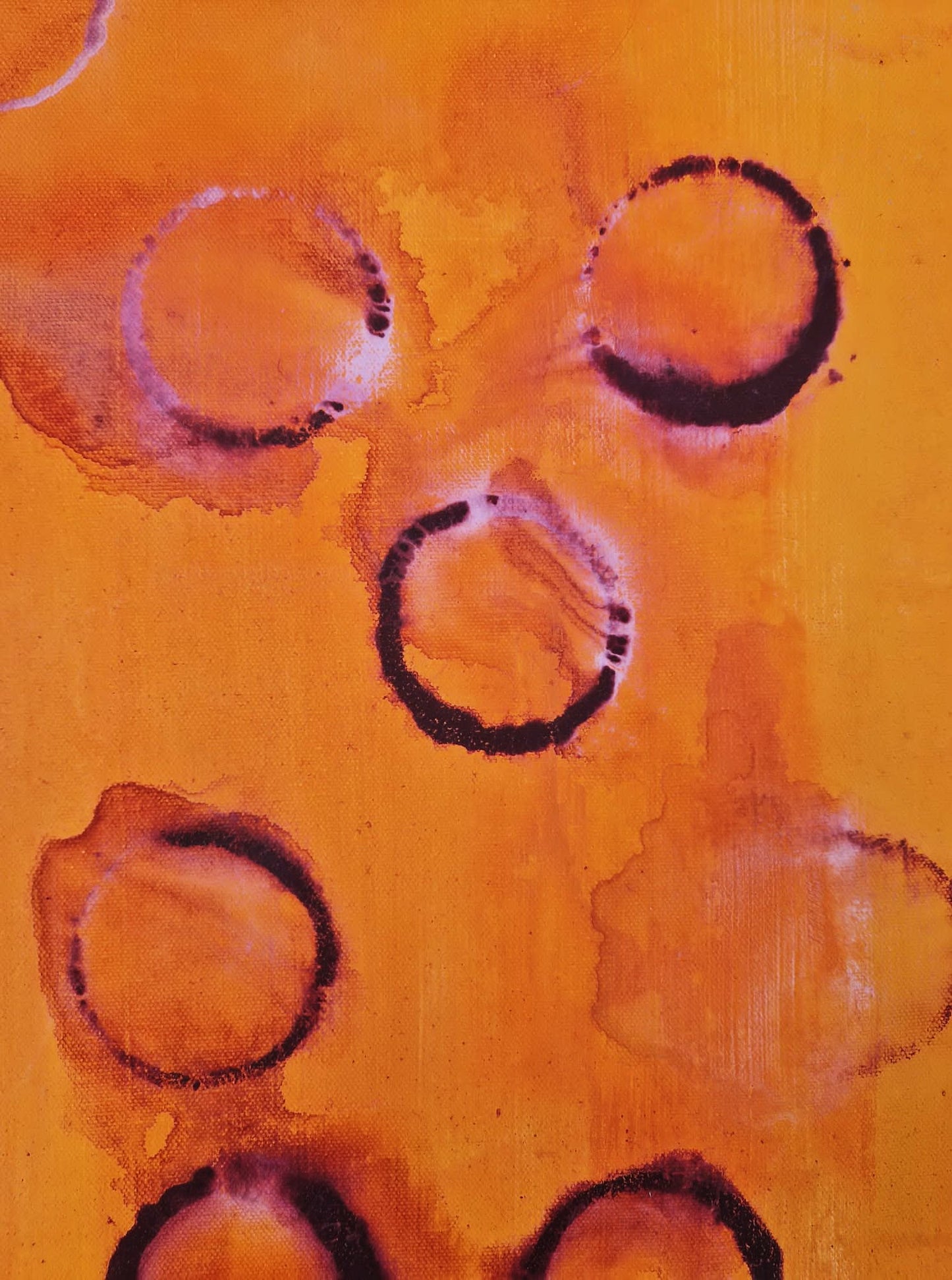 YOAV BRENER - Amber Resonance (UNIQUE - acrylic/oil painting) (Unframed)