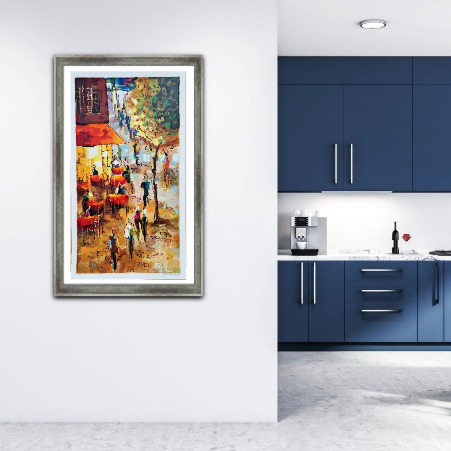 MICHAEL ROZENVAIN - Paris Cafe (Unframed) Serigraph