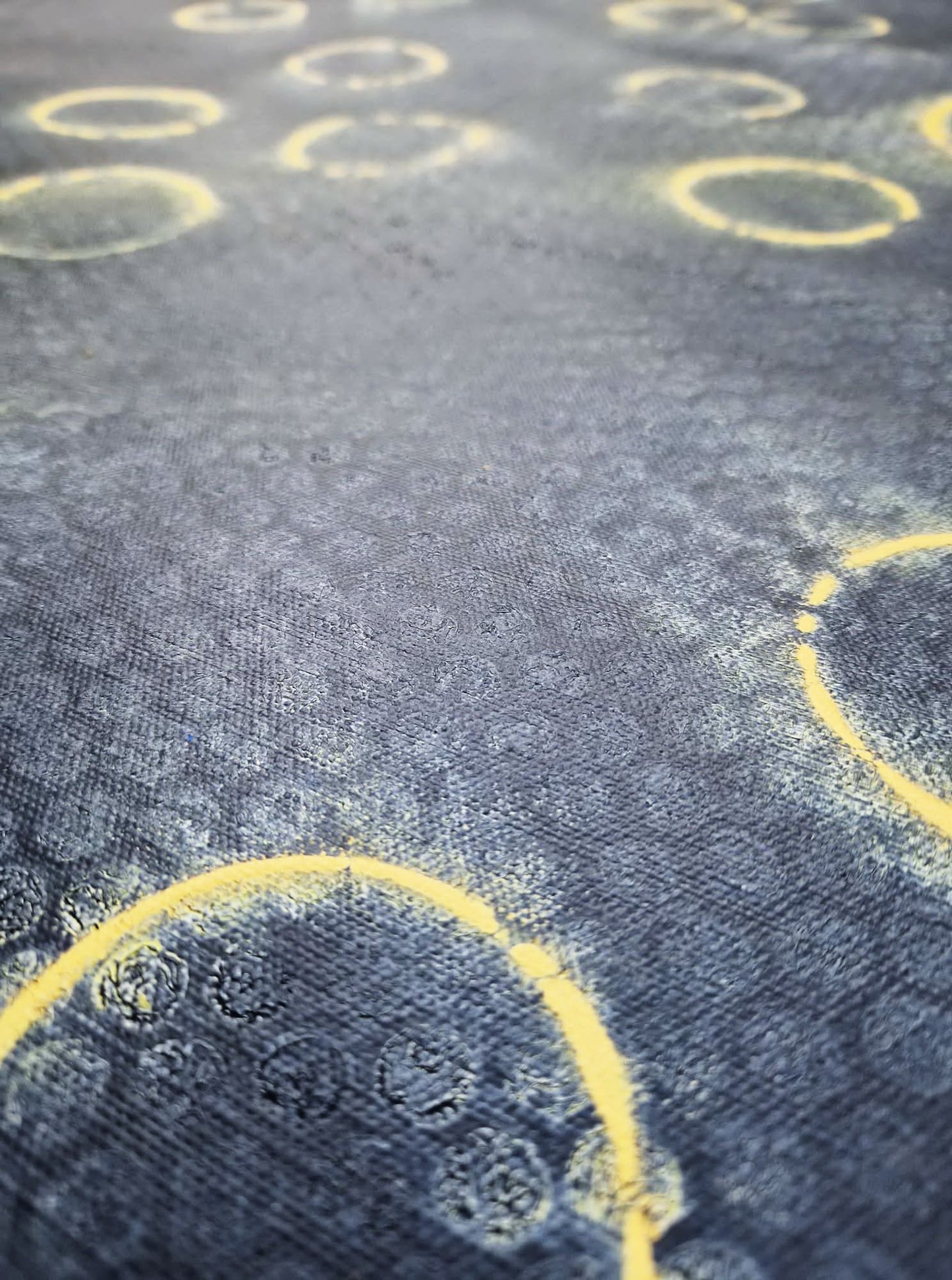 YOAV BRENER - Radiant Neural Grid (UNIQUE - acrylic/oil painting) (Unframed)