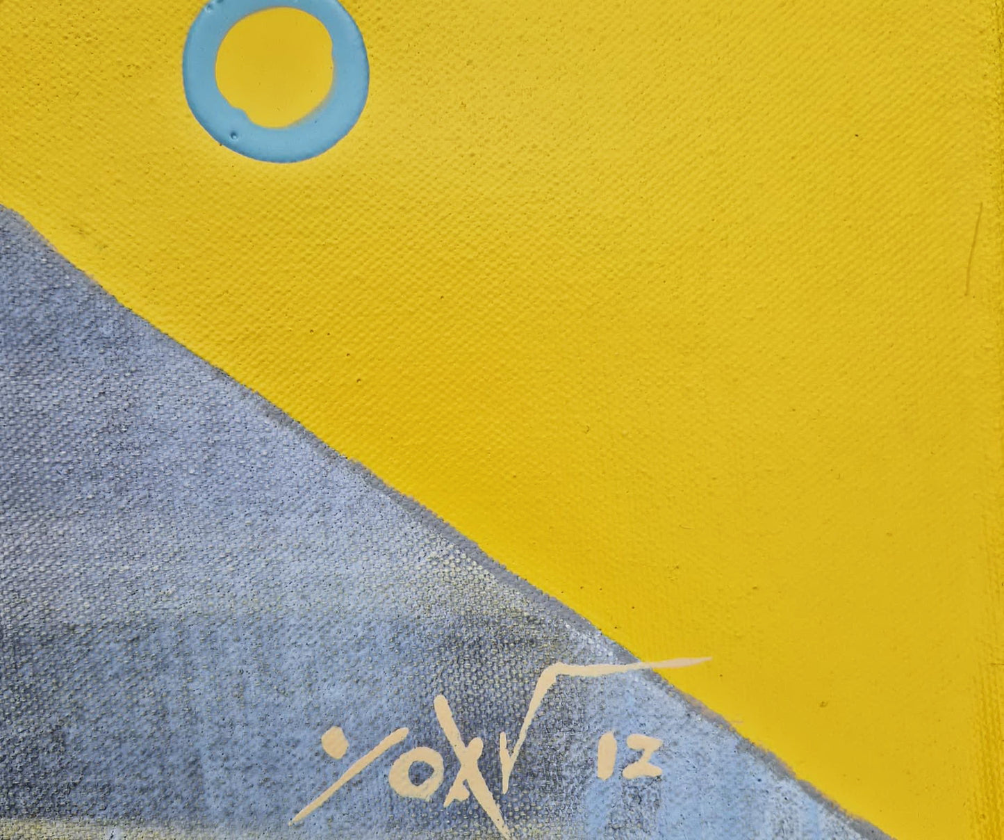 YOAV BRENER - Molecular Hero (UNIQUE - acrylic/oil painting) (Unframed)