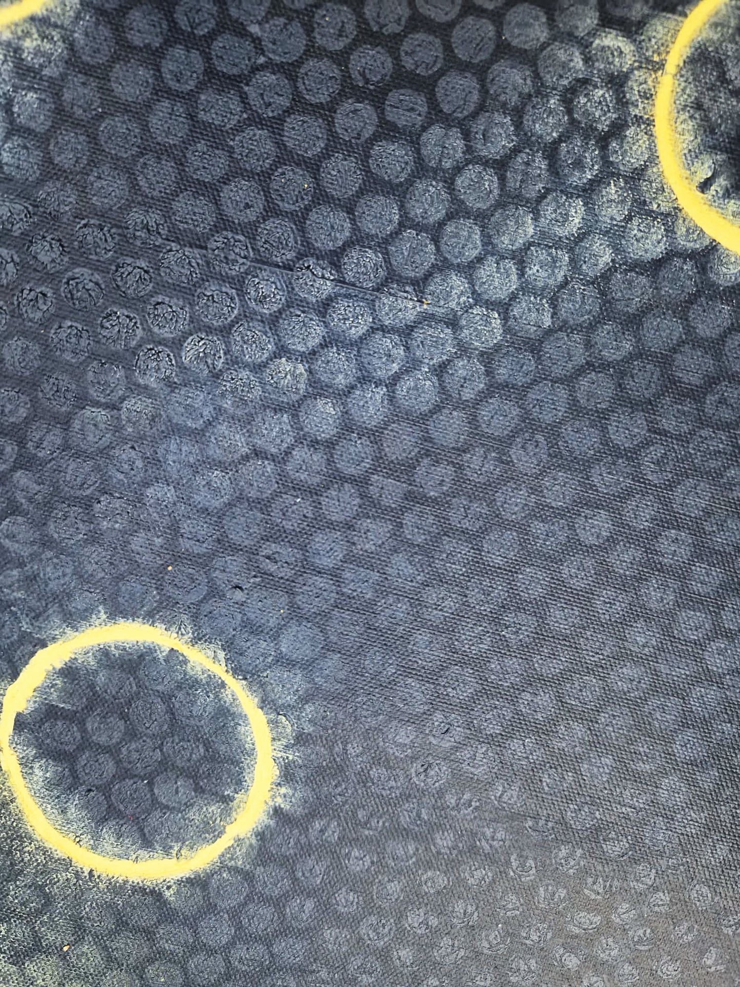 YOAV BRENER - Radiant Neural Grid (UNIQUE - acrylic/oil painting) (Unframed)