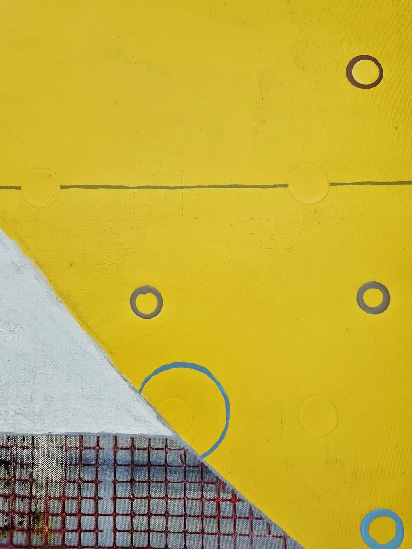 YOAV BRENER - Molecular Hero (UNIQUE - acrylic/oil painting) (Unframed)