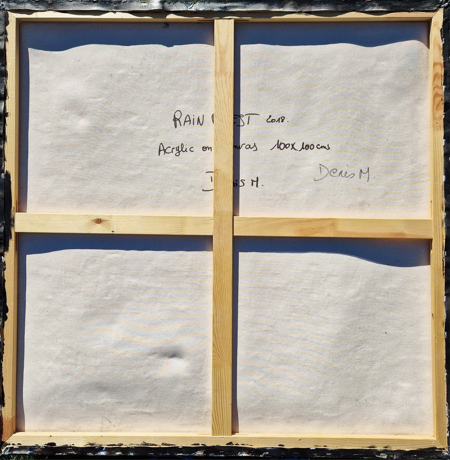 DENIS MARCON - Rain Forest (CERTIFICATE) (UNIQUE - oilpainting/acrylic)