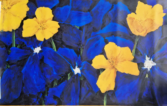 CHARLES BELLE - Sketch for a European Flag (Unframed), Serigraph