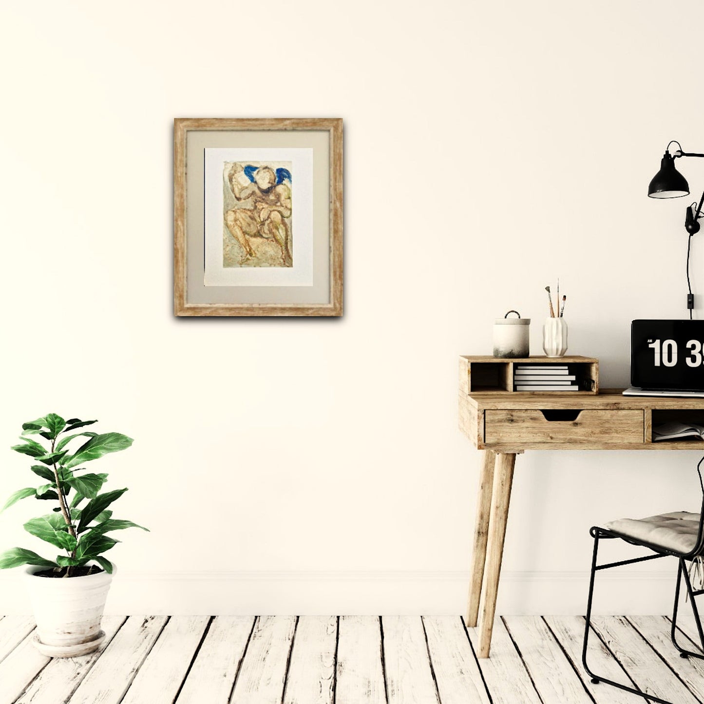 SALVADOR DALI - Anjel milosrdenstva (Dante - Božská komédia) (Bez rámu) Drevoryt