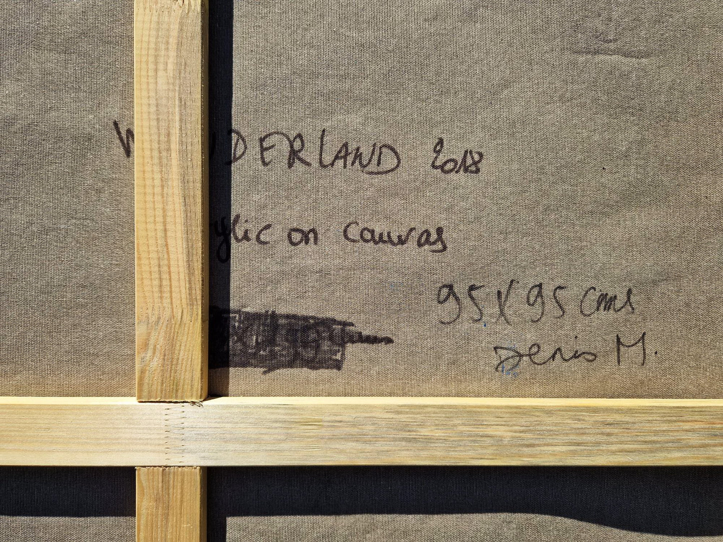 DENIS MARCON - Wonderland (CERTIFICATE) (UNIQUE - oilpainting/acrylic)