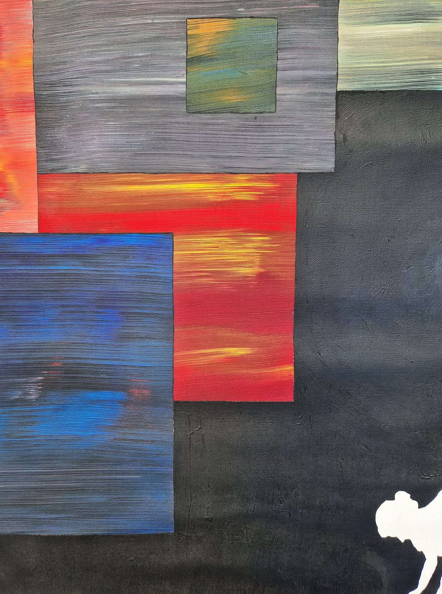 YOAV BRENER - The Equilibrium Act (UNIQUE - acrylic/oil painting) (Unframed)