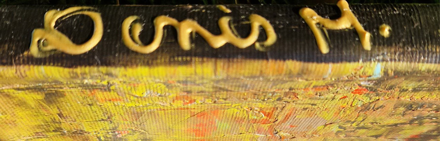 DENIS MARCON - Lily (CERTIFICATE) (UNIQUE - oilpainting/acrylic)