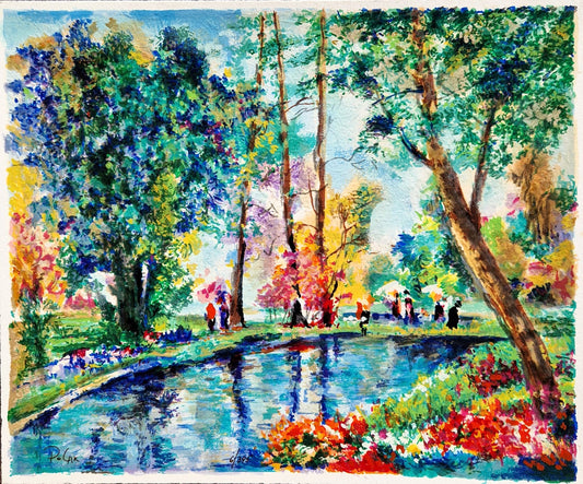 DIMITRI POLAK - Picnic in Provence (Unframed) Serigraph