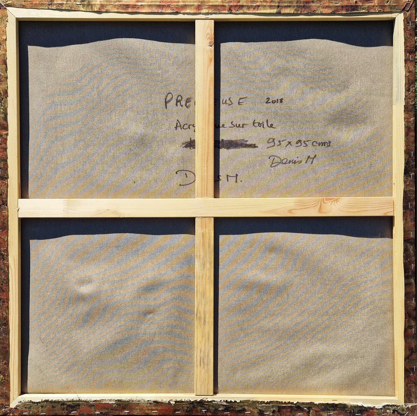 DENIS MARCON - Precieuse (CERTIFICATE) (UNIQUE - oilpainting/acrylic)