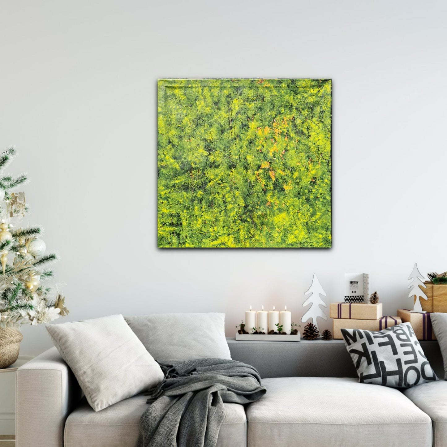 DENIS MARCON - Rain Forest (CERTIFICATE) (UNIQUE - oilpainting/acrylic)