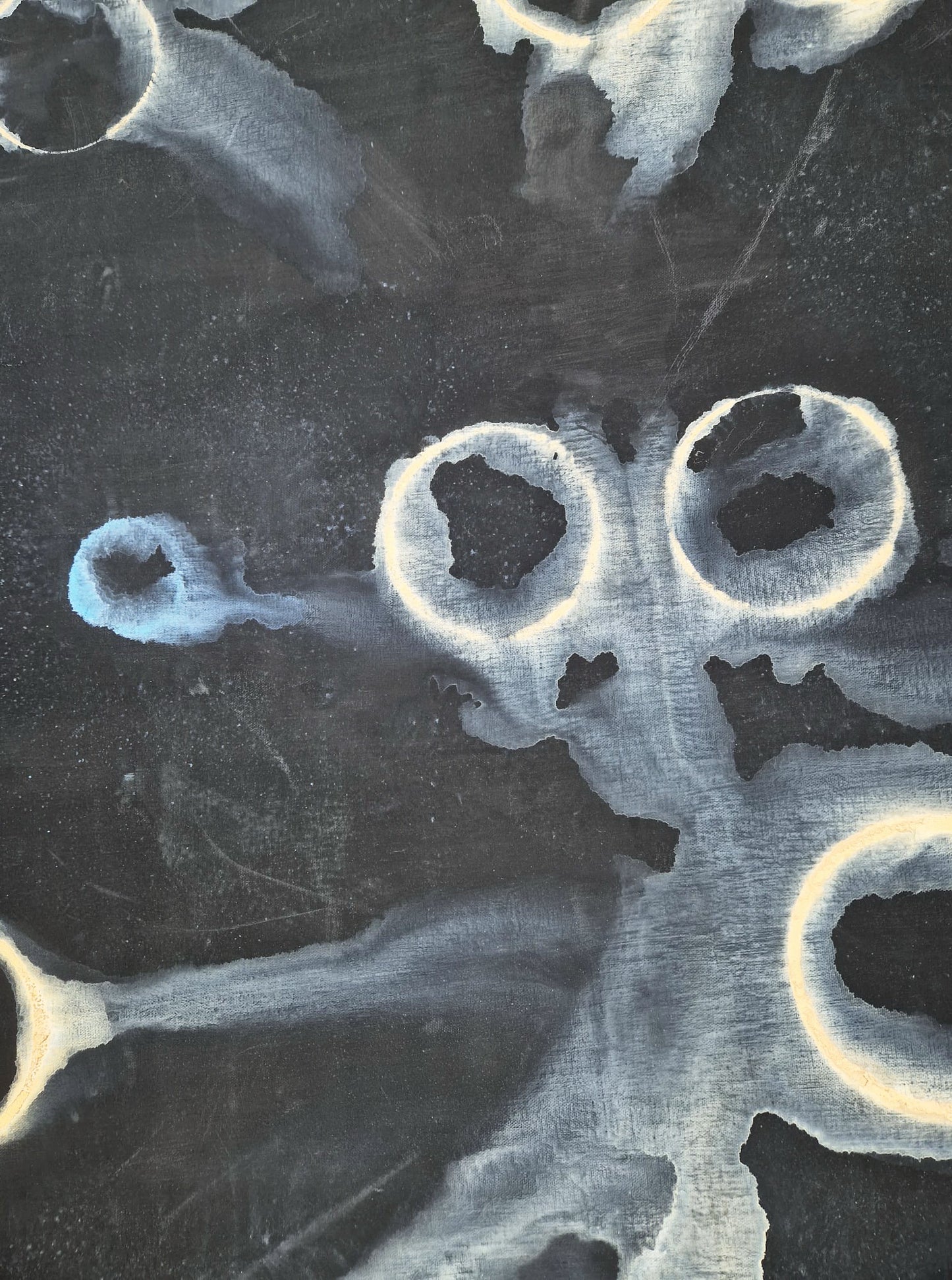 YOAV BRENER - Luminous Cells (UNIQUE - acrylic/oil painting) (Unframed)