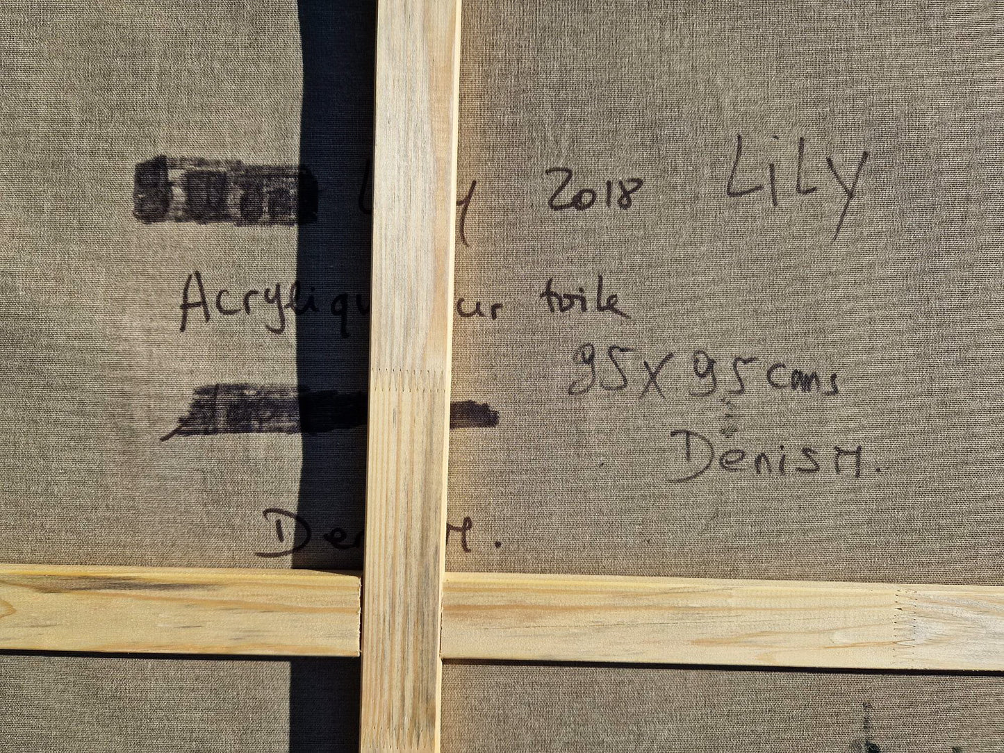 DENIS MARCON - Lily (CERTIFICATE) (UNIQUE - oilpainting/acrylic)