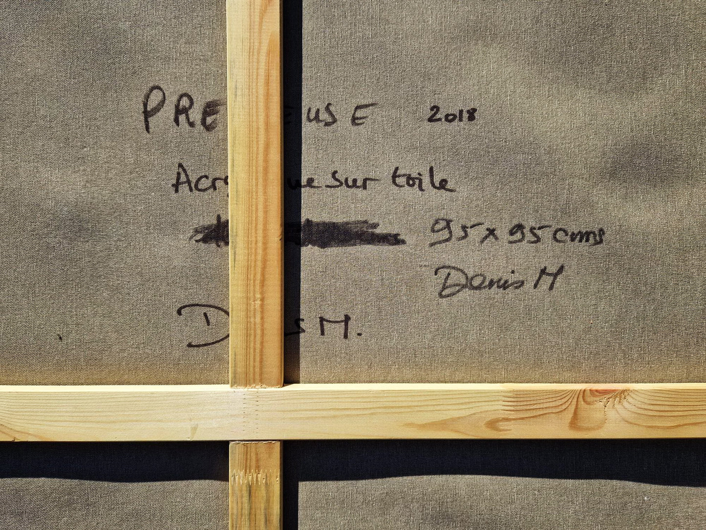 DENIS MARCON - Precieuse (CERTIFICATE) (UNIQUE - oilpainting/acrylic)