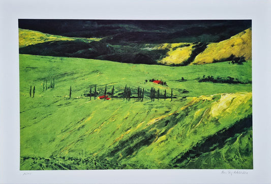 HANS - JÖRG HOLUBITSCHKA - Volterra (Unframed), Lithograph