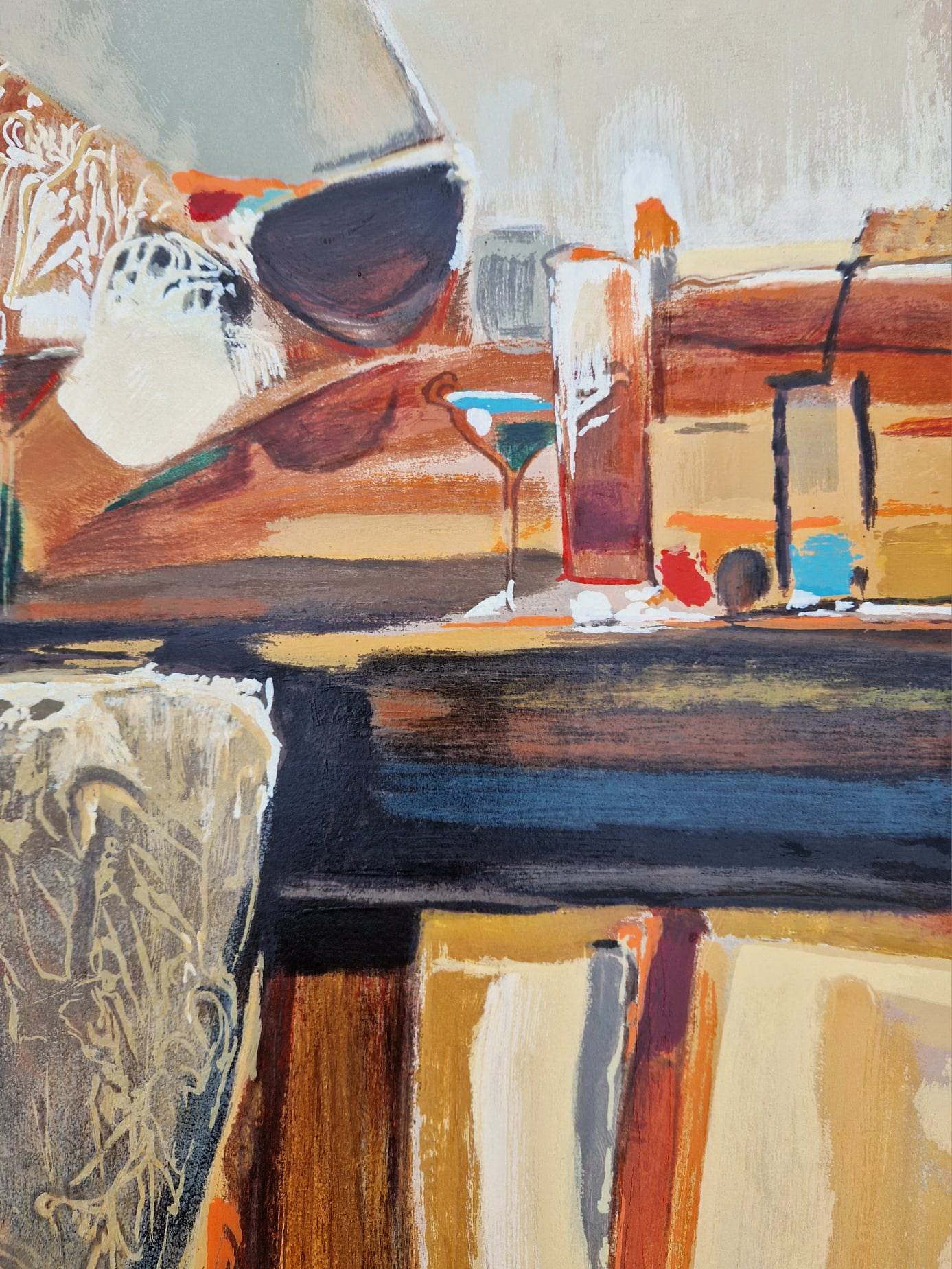 YURI TREMLER - Ladies Lunch (Unframed), Serigraph