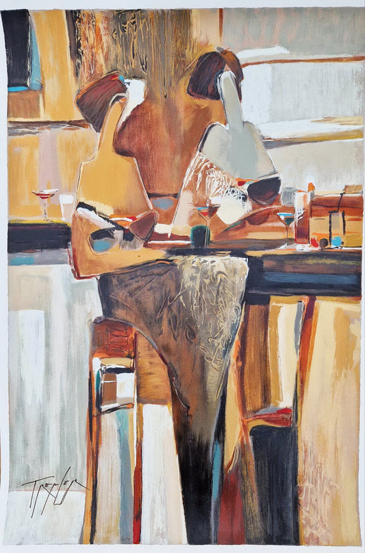 YURI TREMLER - Ladies Lunch (Unframed), Serigraph
