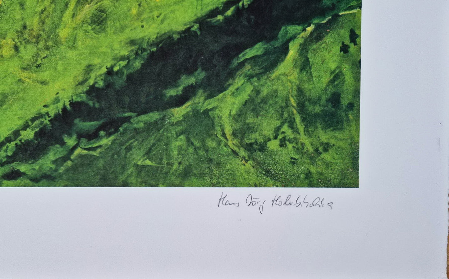 HANS - JÖRG HOLUBITSCHKA - Volterra (Nerámované), Litografia